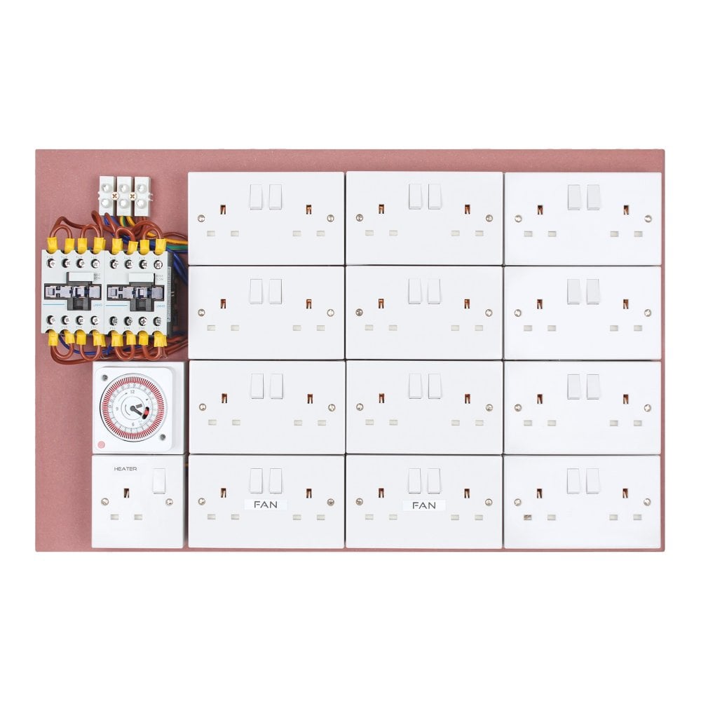 MDF 24 WAY CONTACTOR BOARD + 2 SOCKET