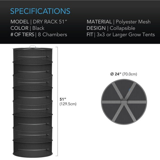 DRY NET 8 TIER 90CM DETACHABLE