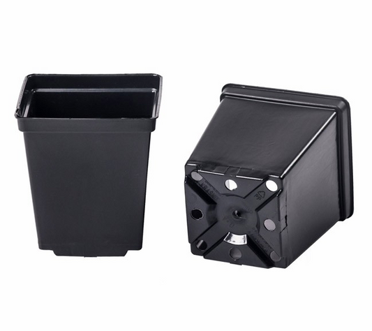 Square Plant Pot — Space-Efficient Plastic