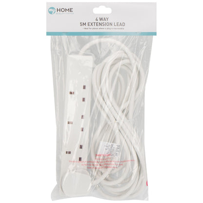 FOUR GANG 5M EXTENSION LEAD