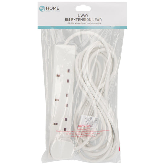 FOUR GANG 5M EXTENSION LEAD