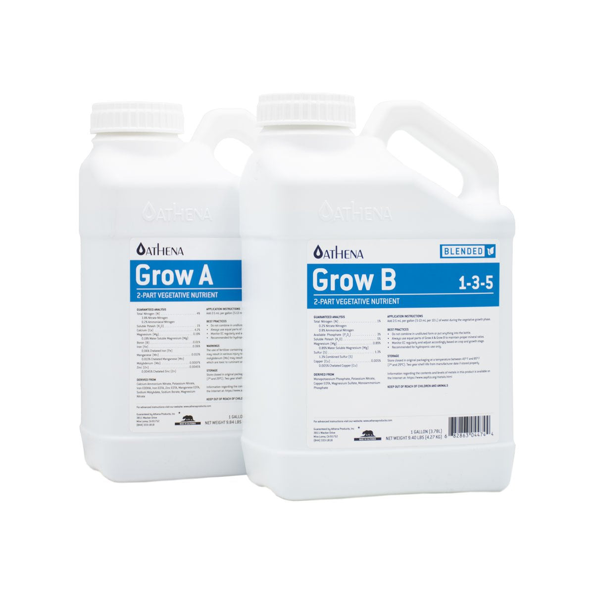 Athena Grow A&B — 18.92L