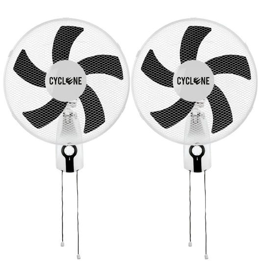 CYCLONE 16" WALL FAN DOUBLE PACK