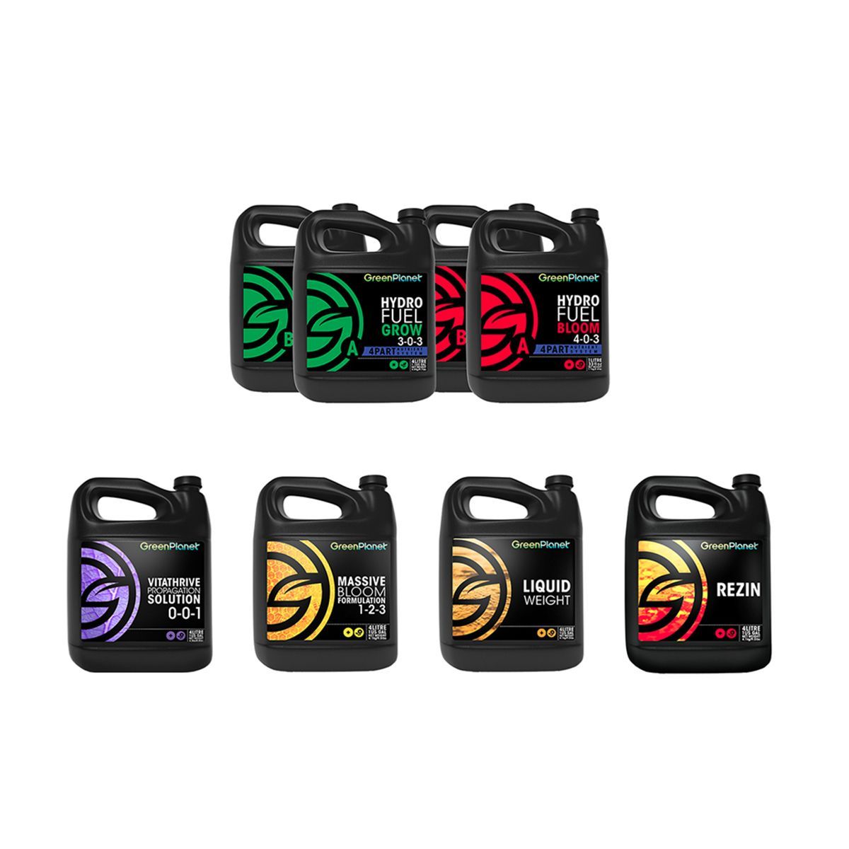 Green Planet GP Hydro Fuel 4 Part Kit — 8 x 500ml